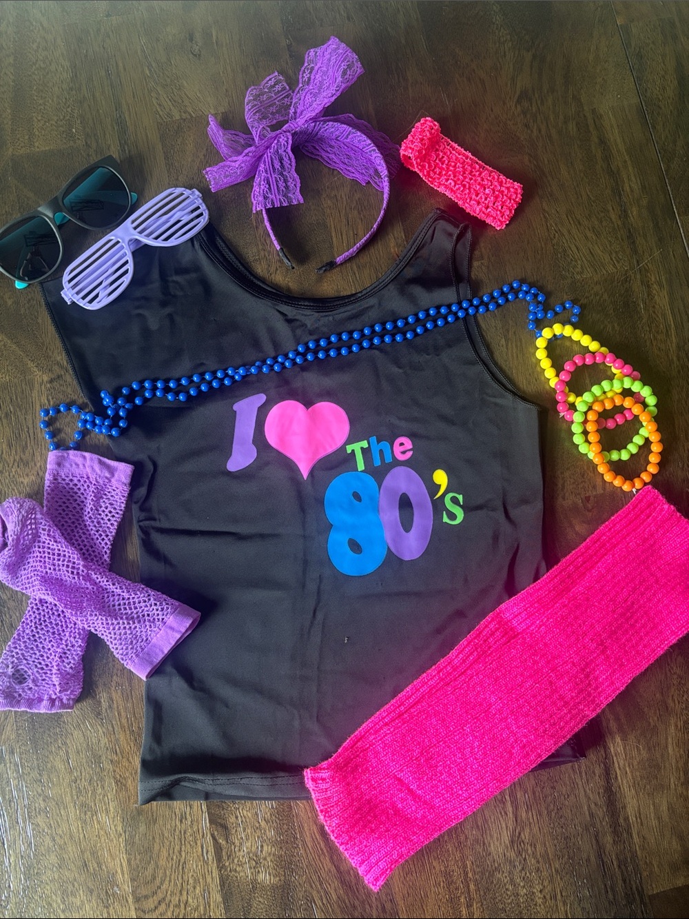 Kids Totally 80s Costume Set